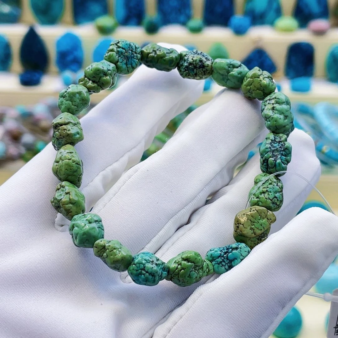 绿松石未镶嵌挂件