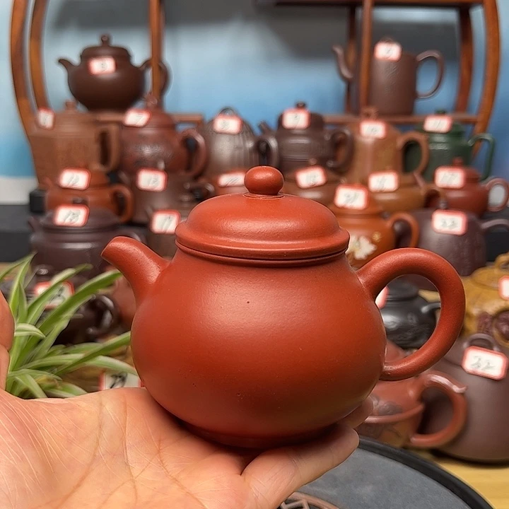 茶壶紫砂微瑕不带证书礼盒220cc