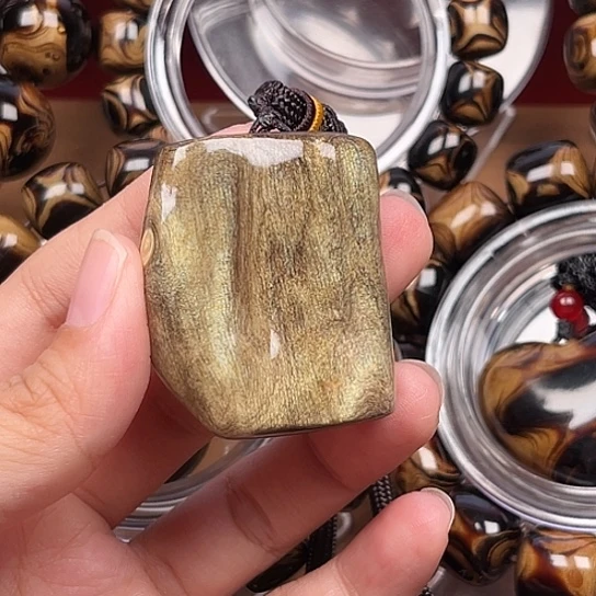 陶瓷好*金柳柳手把件