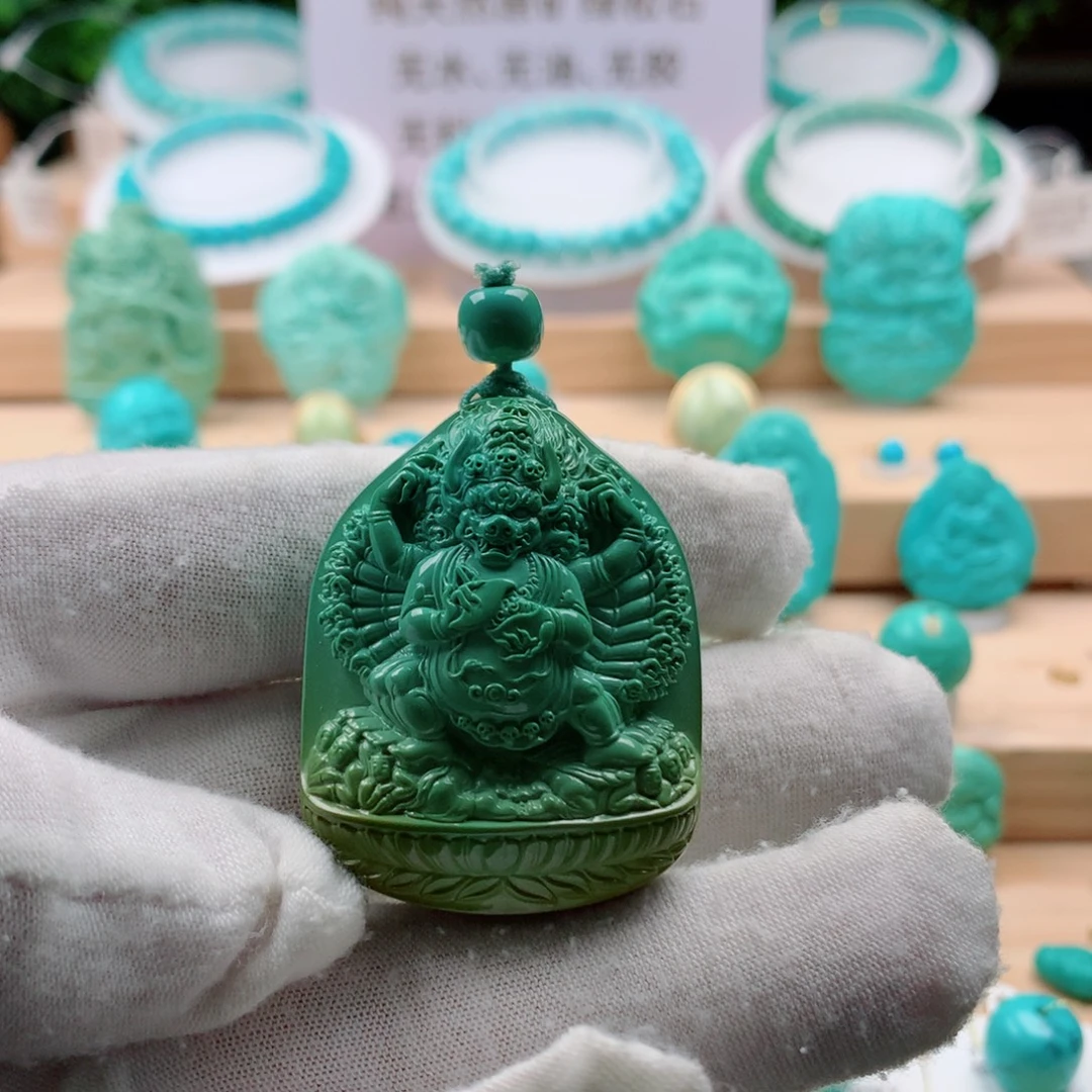 s***h绿松石未镶嵌大威德金刚