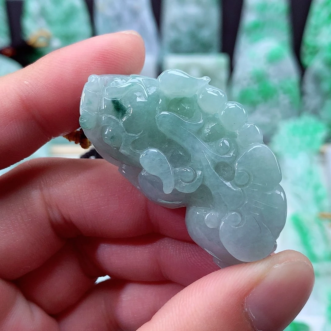 翡翠未镶嵌颈饰翡翠吊坠