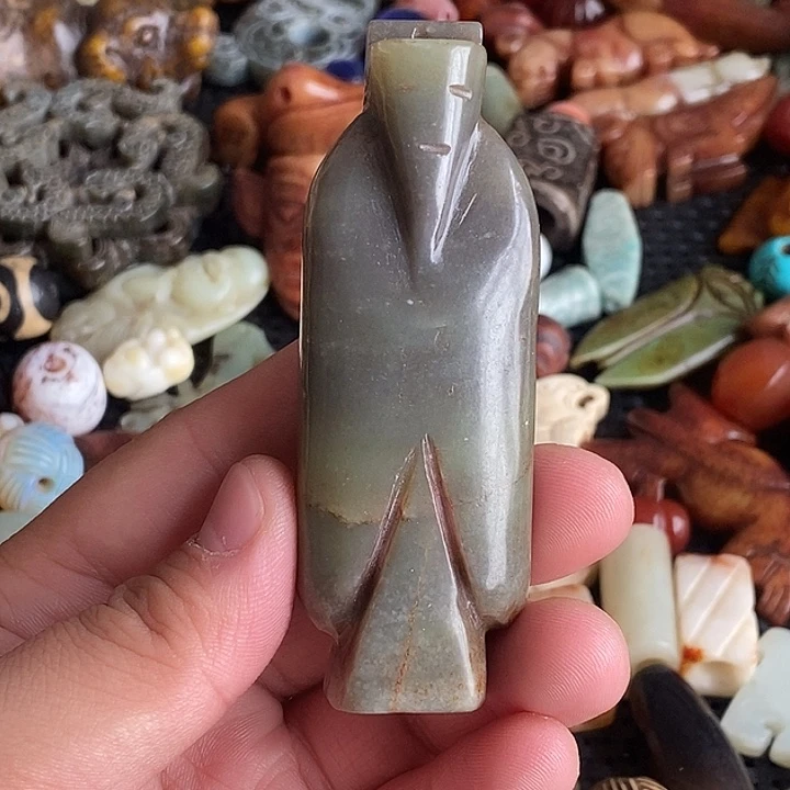 和田玉未镶嵌颈饰48