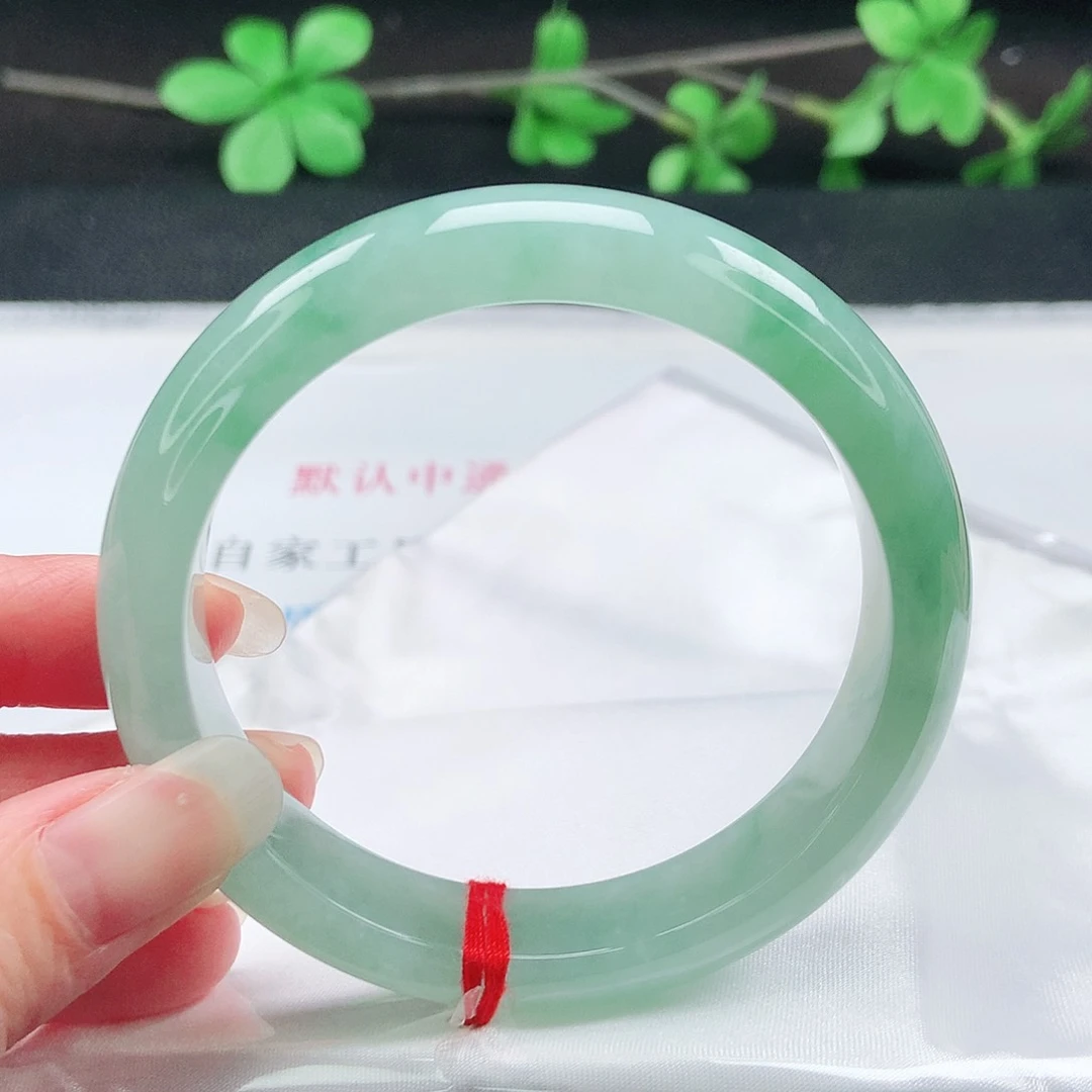 未镶嵌手镯翡翠58圈
