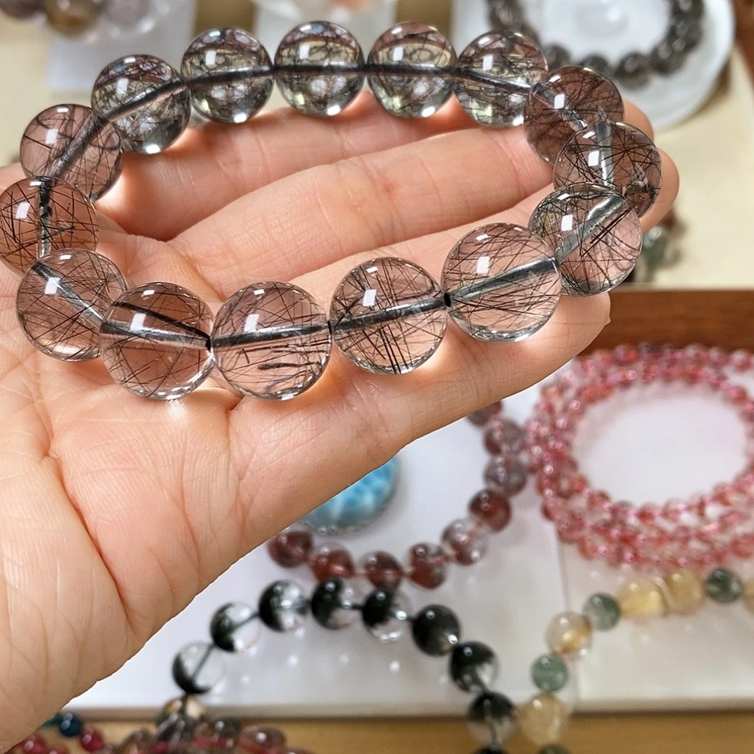 水晶手链未镶嵌黑发