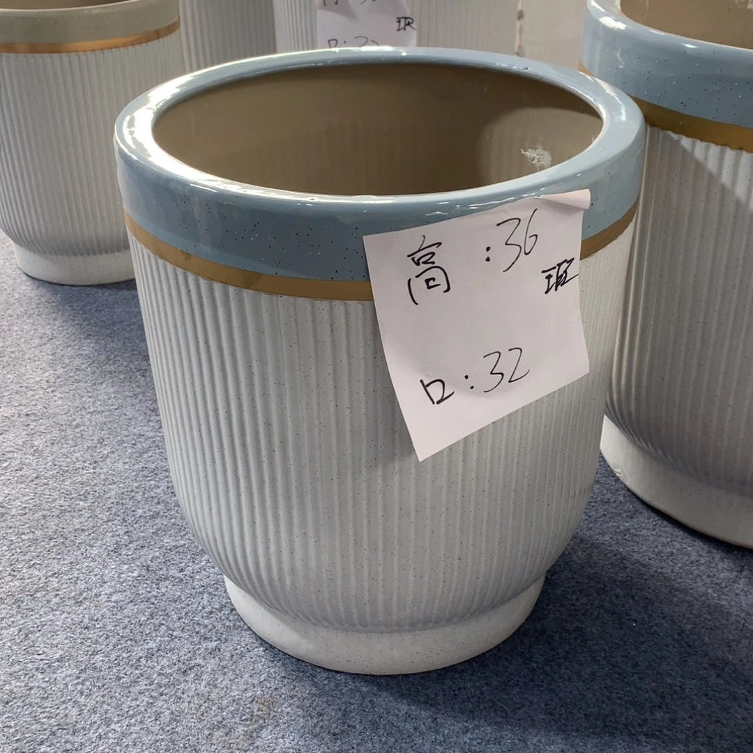 高温陶瓷花盆微瑕