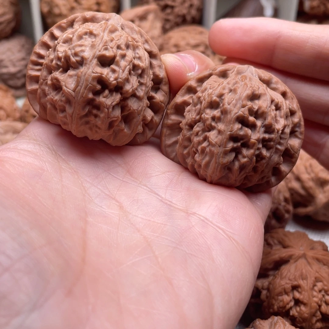 吊坠文玩核桃42.8全品白狮子