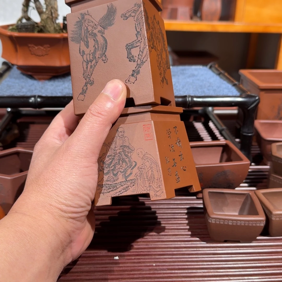 逍***行花盆紫砂原矿紫泥