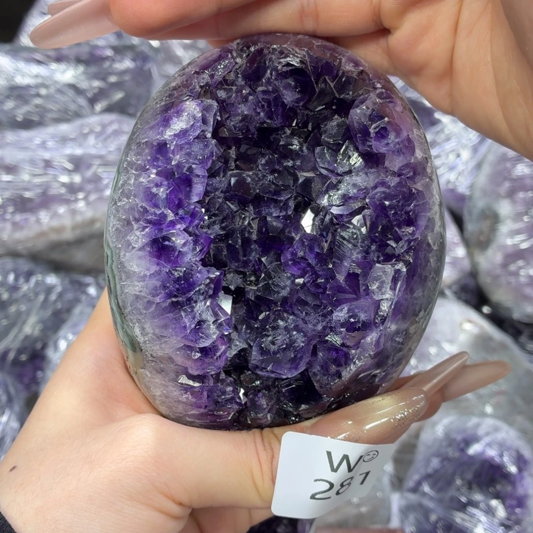 未镶嵌摆件紫晶紫水晶