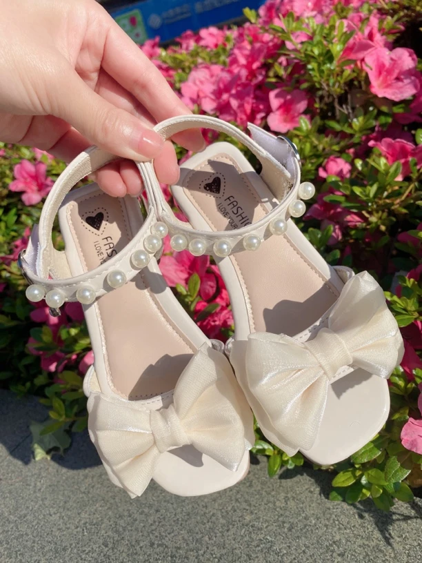 女童高跟鞋3-6岁夏款公主鞋2025新夏小女孩软底中跟仙女风凉鞋