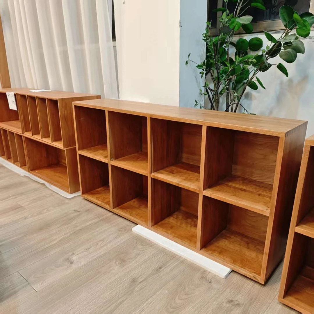 清仓8格书架一个樱桃木，背板多层板