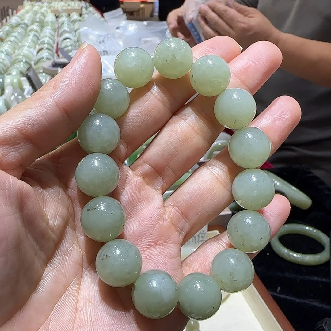 和田玉未镶嵌手链813