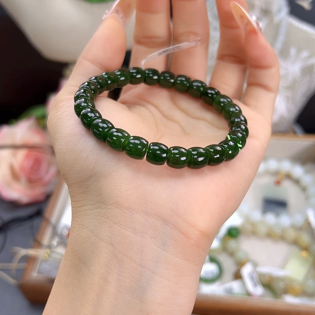 和田玉未镶嵌手链sj