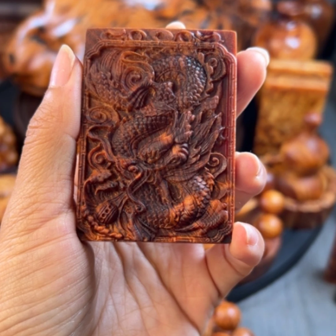 【闪购商品】松木（琥珀木）把件?*鱼