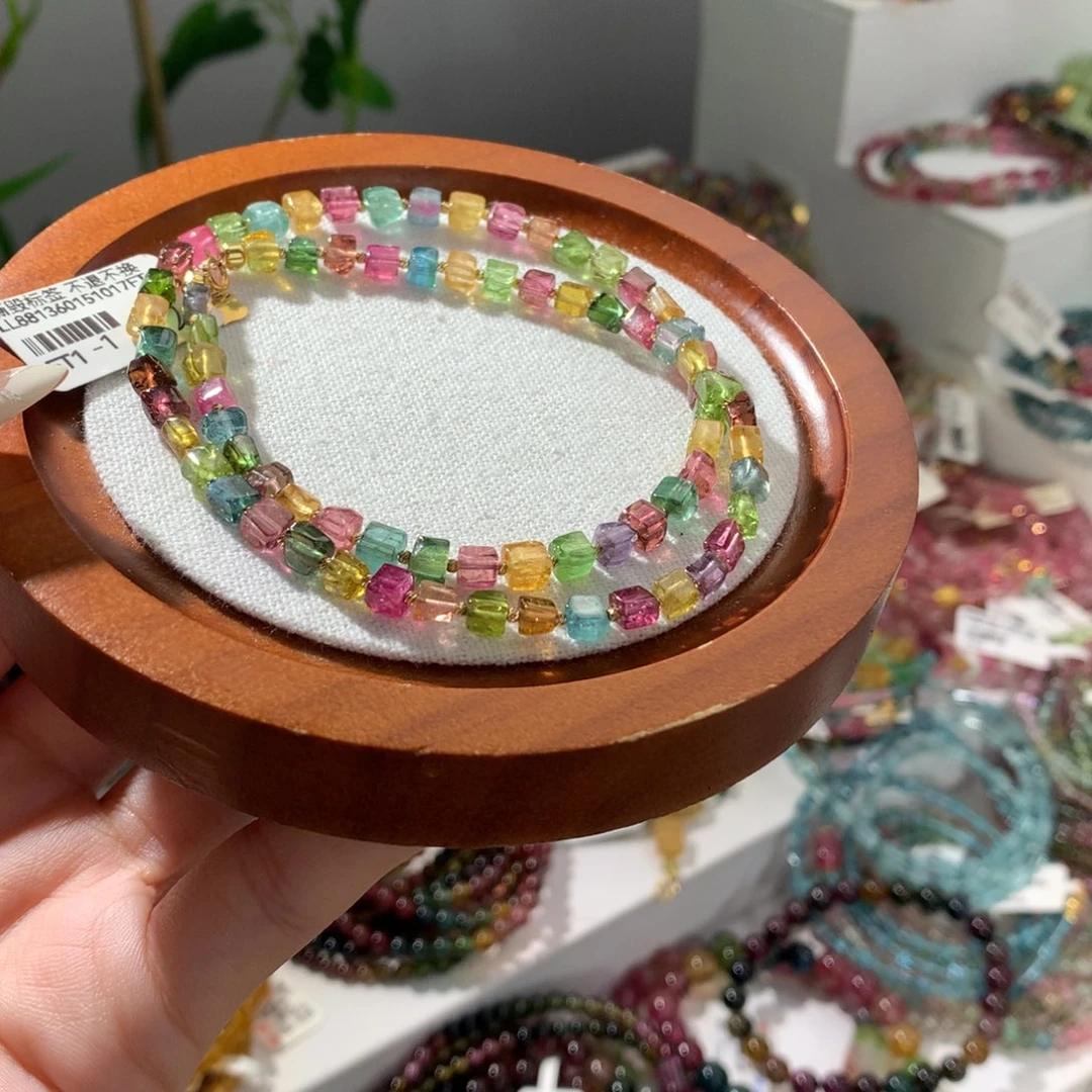 未镶嵌碧玺K金小花魁