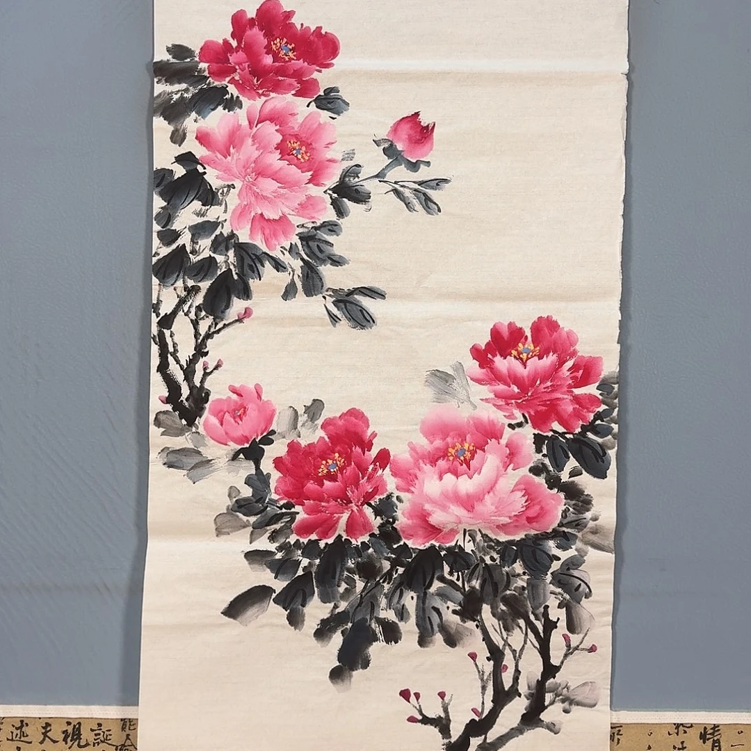 国画379 牡丹一如您的脸颊