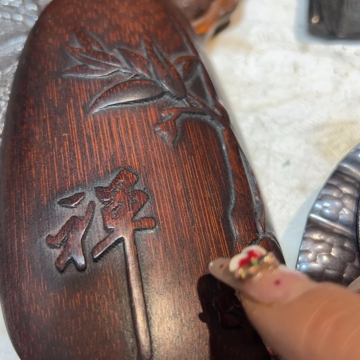 竹中古工艺品摆件