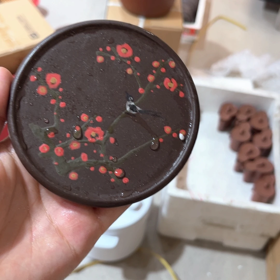 紫砂茶叶罐小壶承