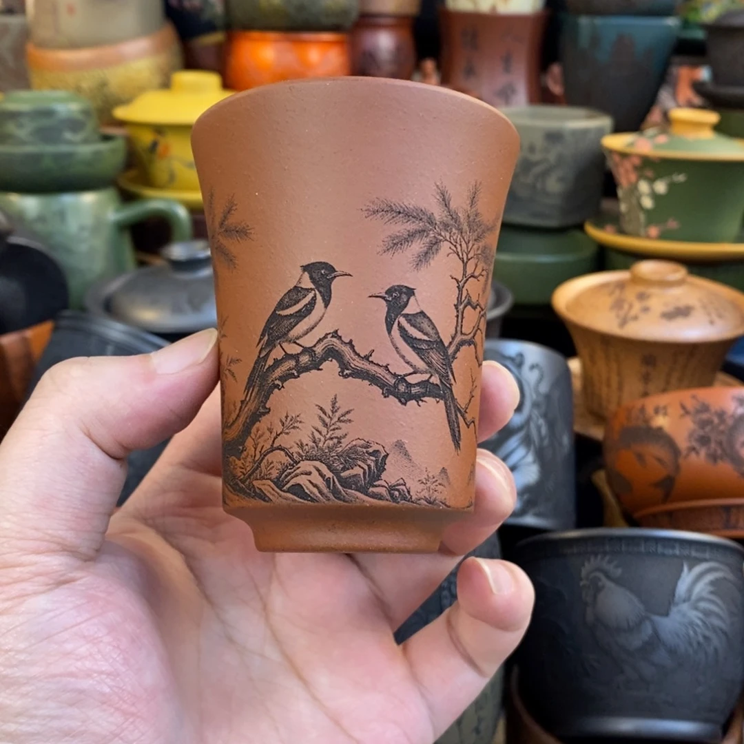 紫砂公道杯宜兴全手工紫砂杯