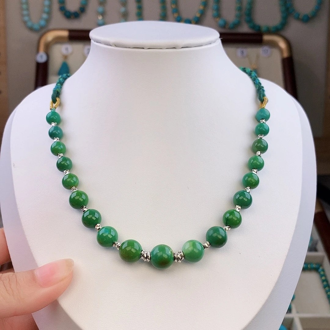 绿松石未镶嵌颈饰