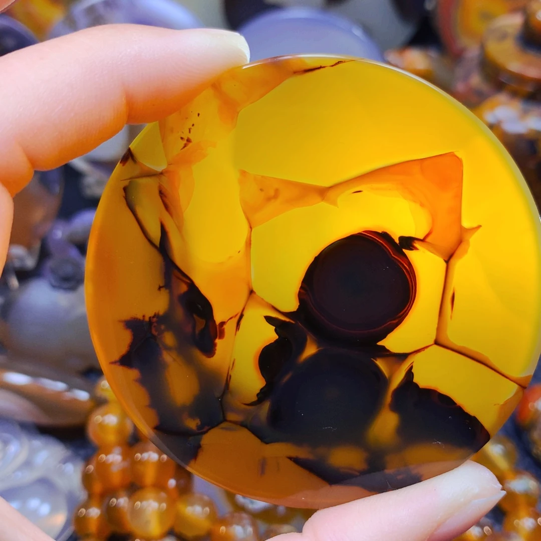 玛瑙/玉髓吊坠2未镶嵌春**暖