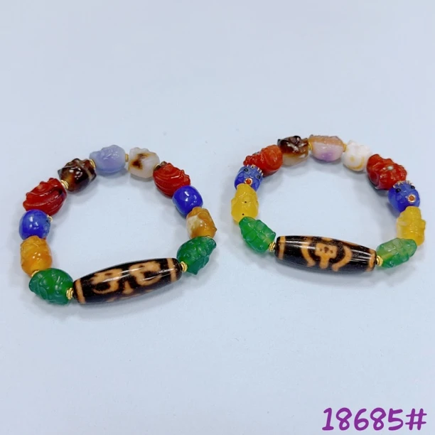 非金属珐琅手链 18685手串单圈手链 独特设计情侣百搭多样(发一)