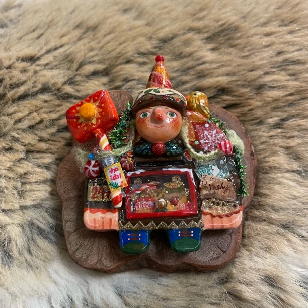 无厘头系列石塑粘土《邮差小精灵》送架子