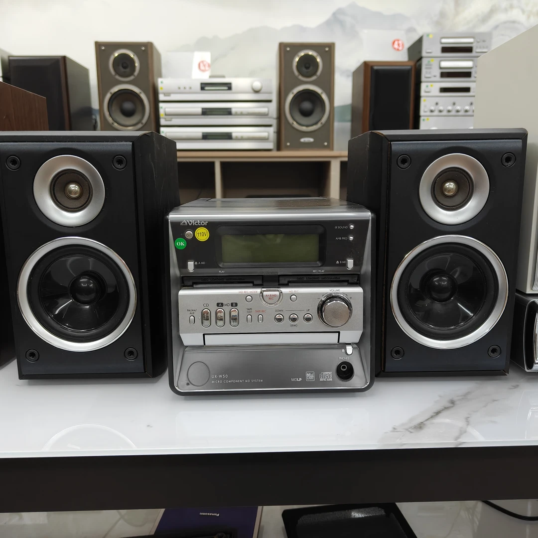8新 JVC/杰伟世 胜利 CDMD卡带一体组合音响