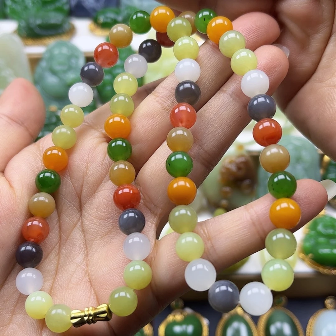 和田玉未镶嵌项链