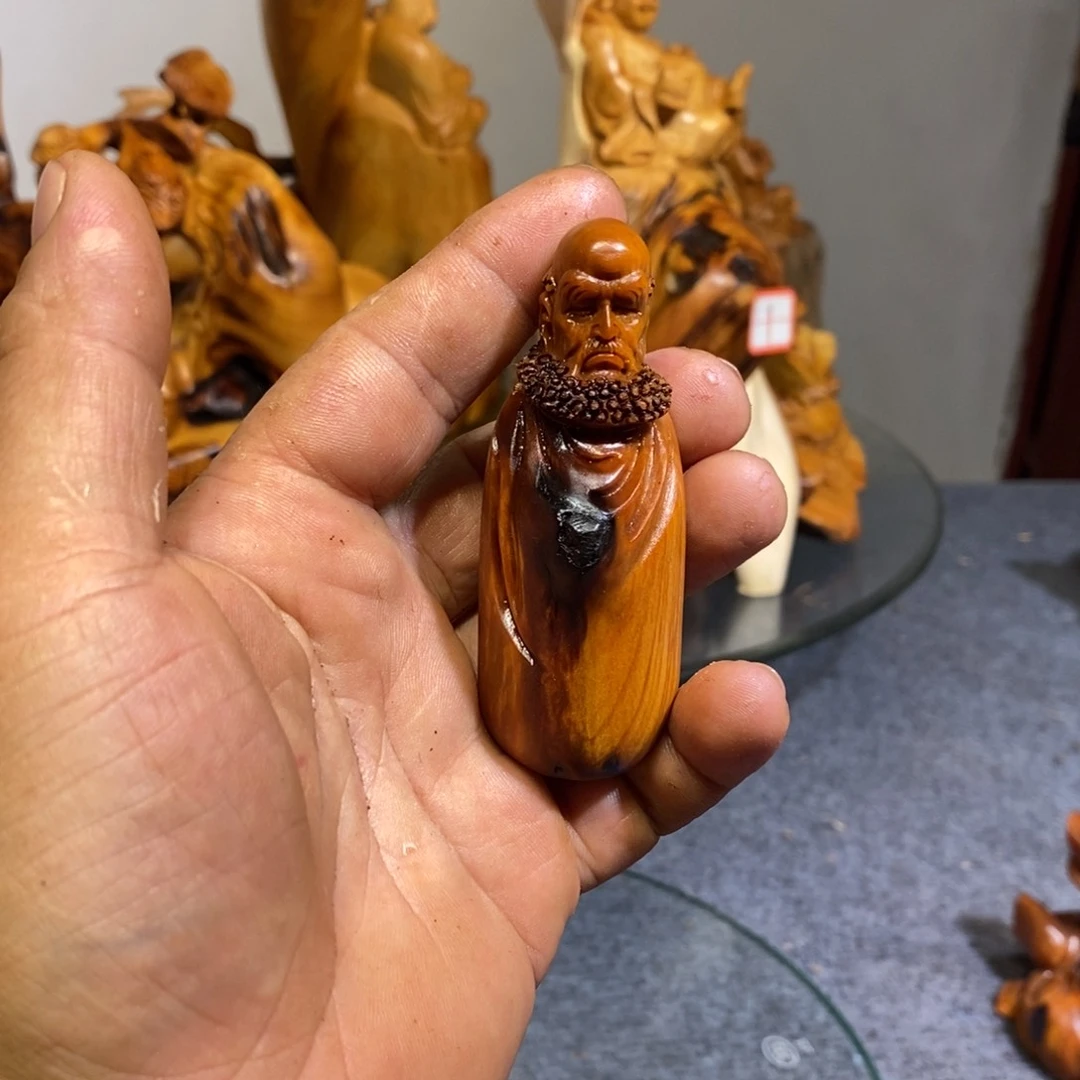 柏木（崖柏）木雕工艺品摆件家居装饰崖柏