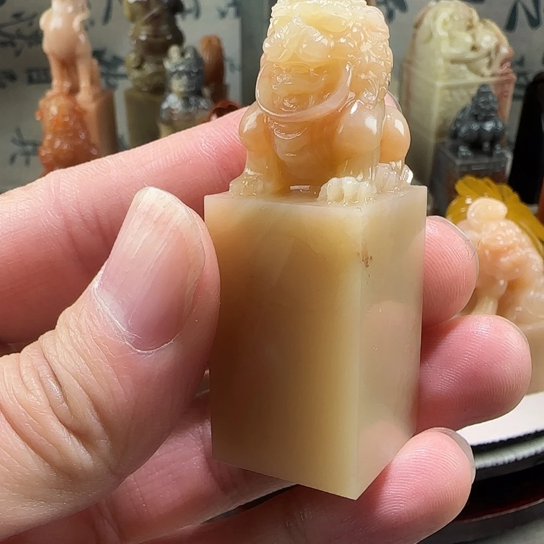 印石寿山石老挝保利石印章