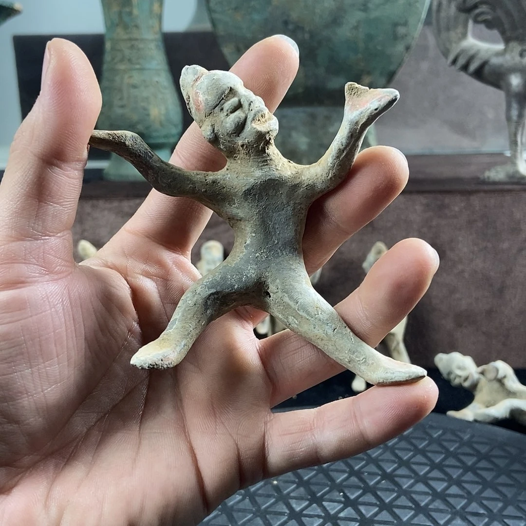 彩陶工艺开门武甬一件