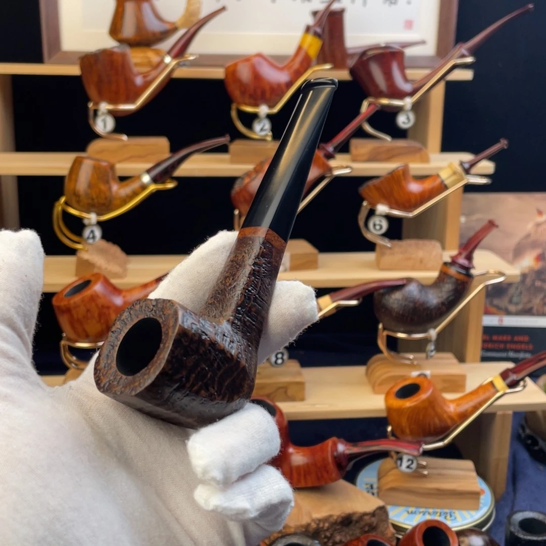 石楠木手工烟斗判官