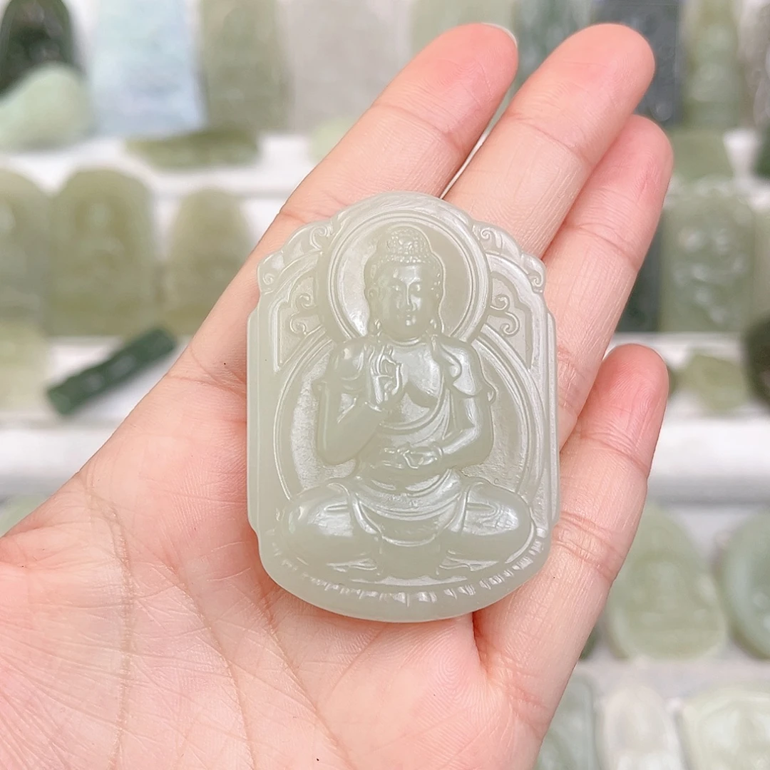 康***儿和田玉未镶嵌颈饰