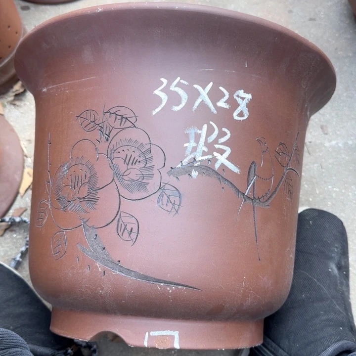 紫砂花盆特价清仓