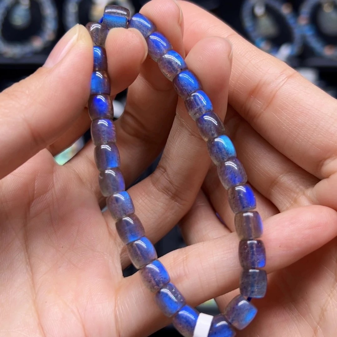 未镶嵌手链长石6.4左右