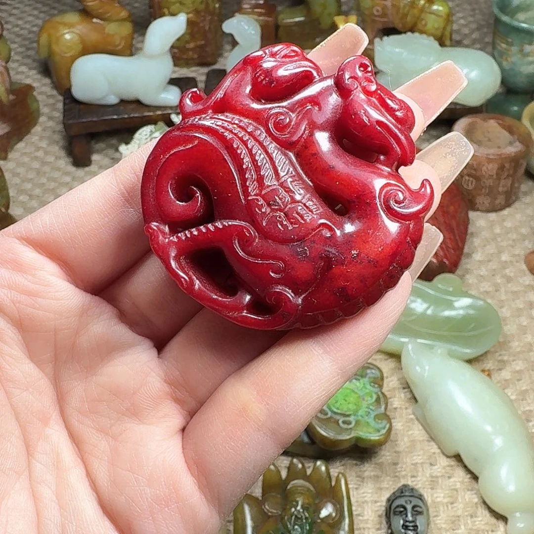 白玉菩提吊坠挂件