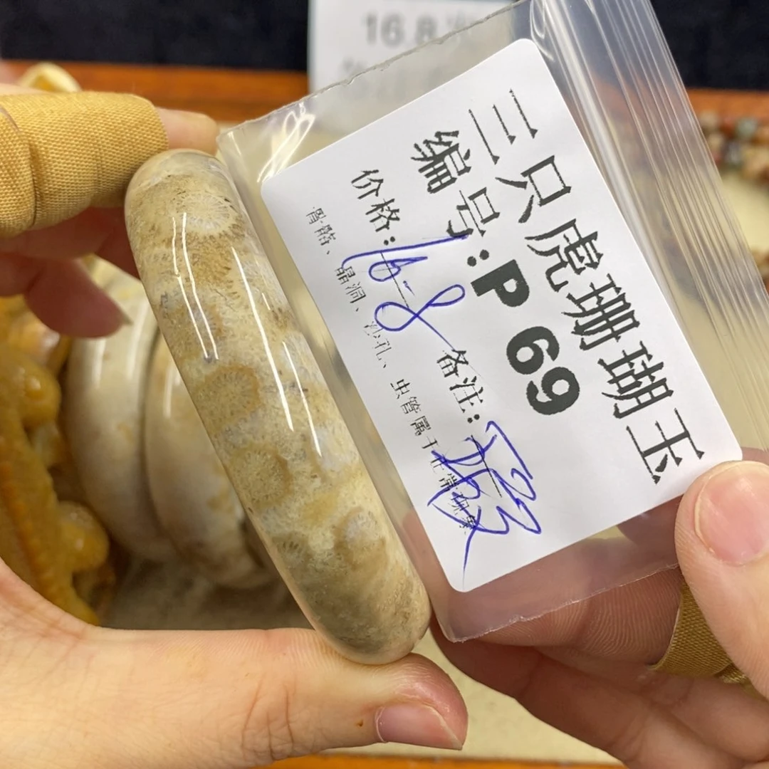 硅化珊瑚（珊瑚玉）1未镶嵌九*狐