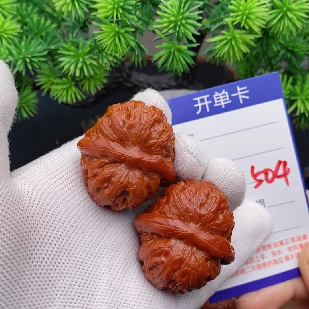 文玩核桃把件40元宝504