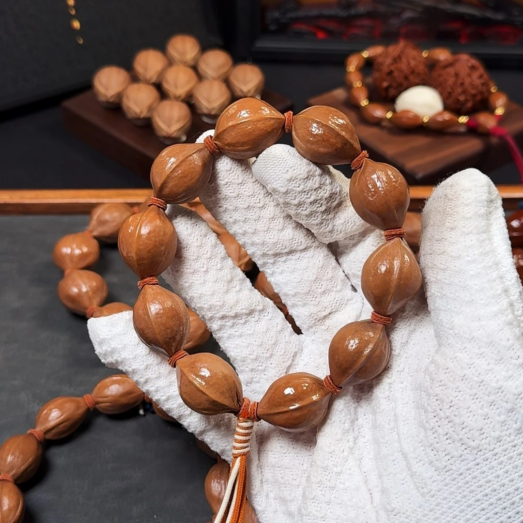 1.8*2.6头货原生态梅林铁核手串