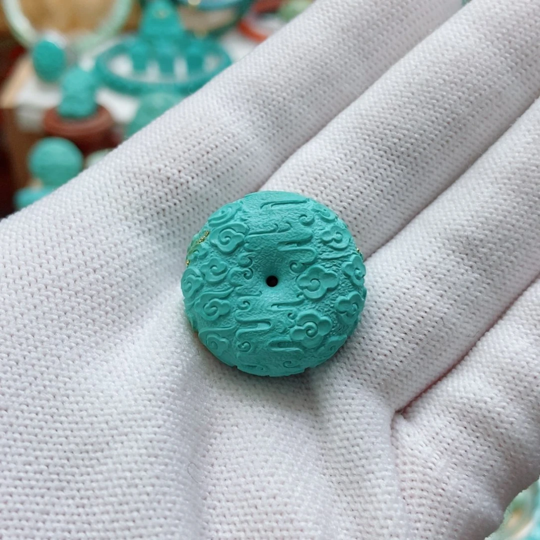 绿松石未镶嵌平安扣