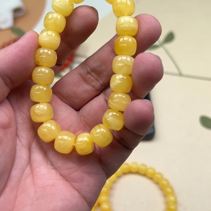 吊坠白玉菩提大**志黄色3612