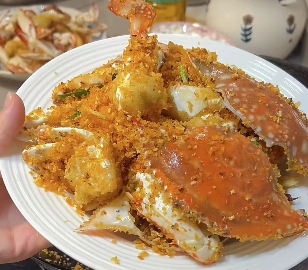 吕四冻三角蟹八斤一箱