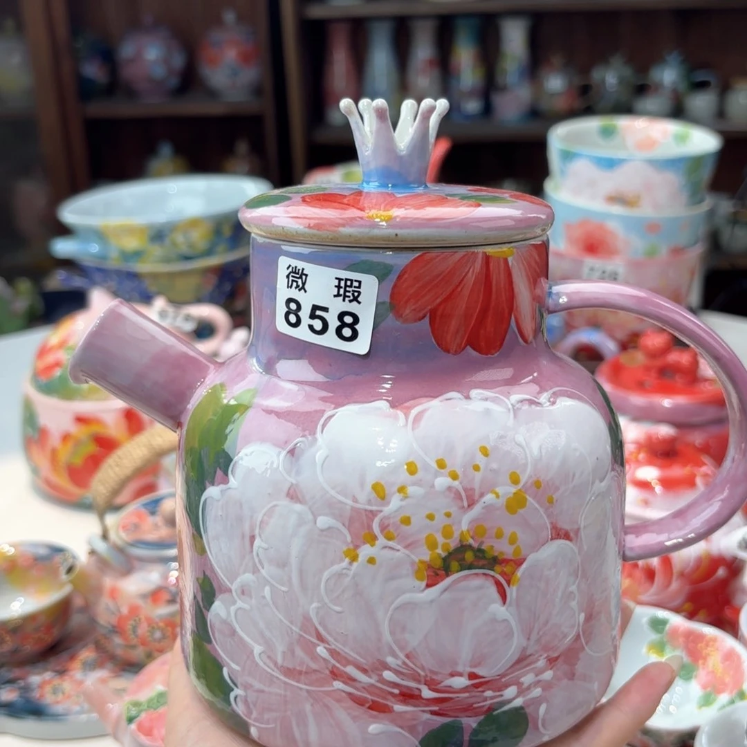 景德镇手绘高温釉下彩陶瓷茶具