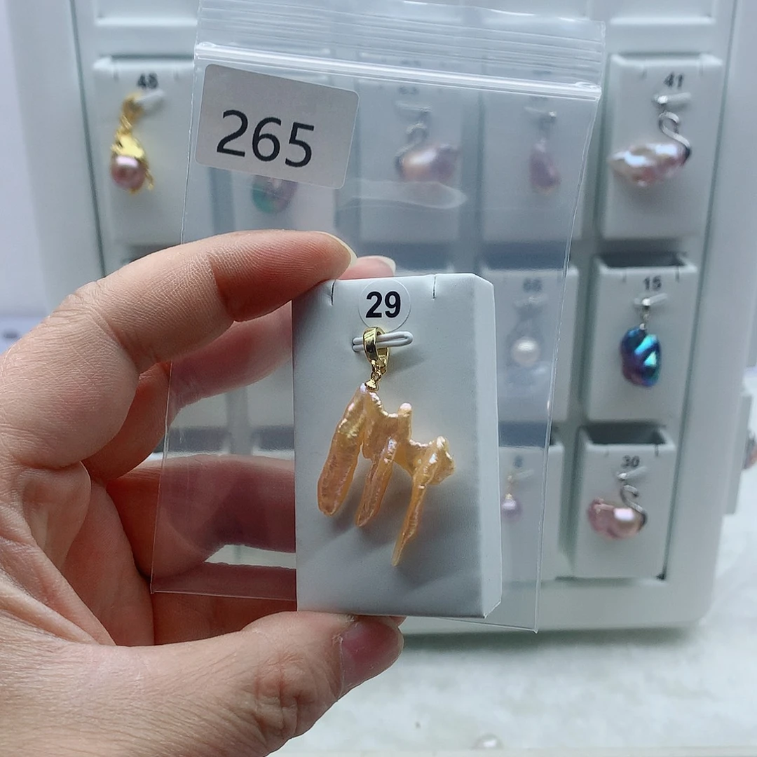 吊坠(不含链)合金淡水珍珠