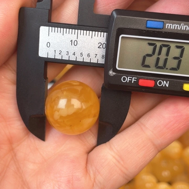 未镶嵌蜜蜡裸石蜜蜡有瑕疵圆珠
