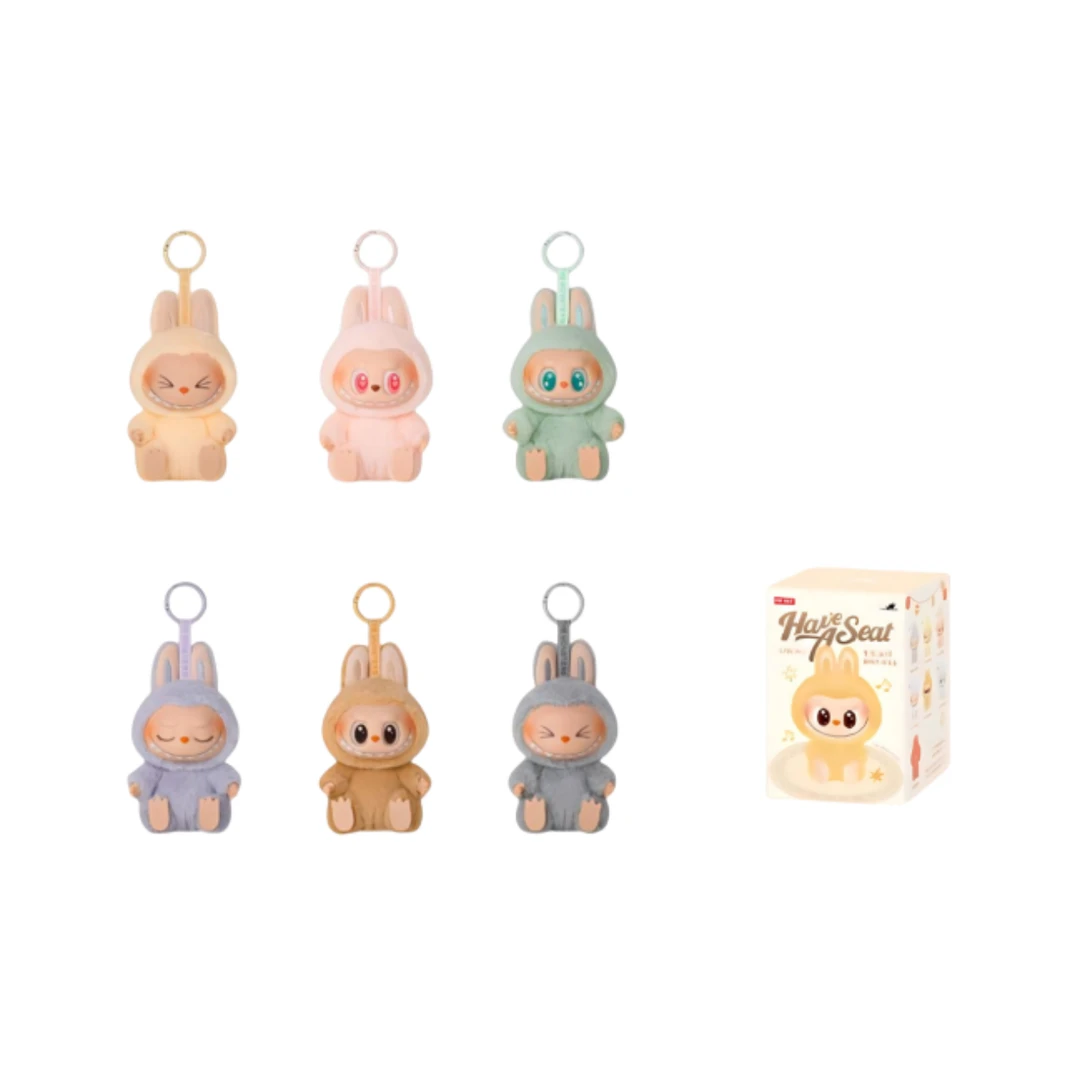 坐坐派对盲盒搪胶公仔LISA全新未拆封