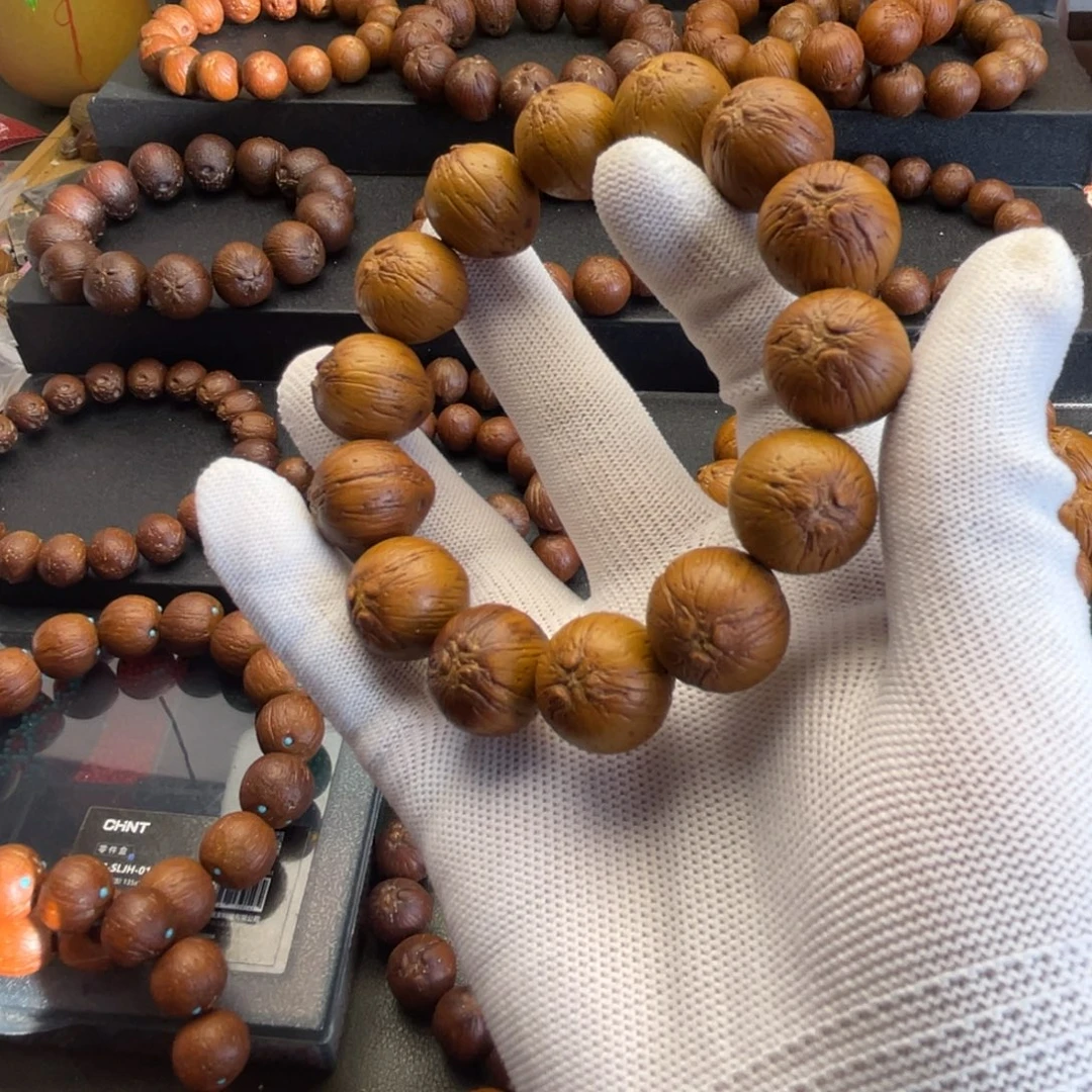 用***3紫金鼠手串18尺寸纯圆