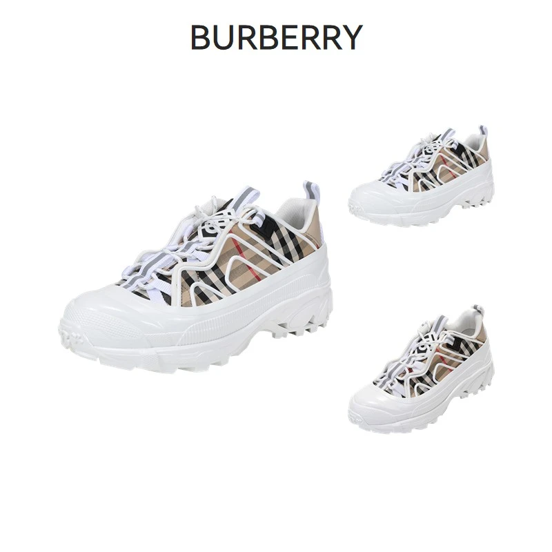 Burberry巴宝莉 男女同款系带厚底老爹鞋运动鞋80372541