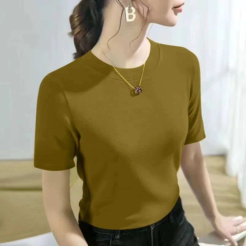 2025年夏季新款圆领短袖T恤