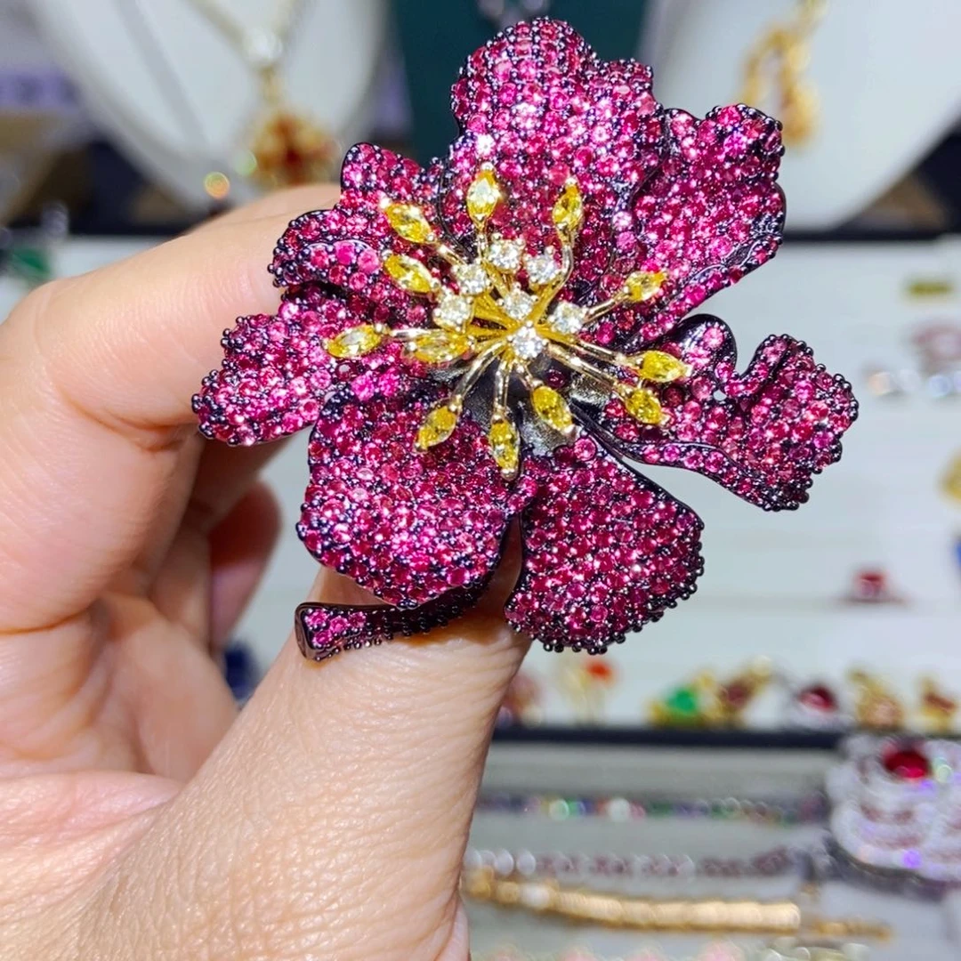 银S925镶嵌戒指烟晶